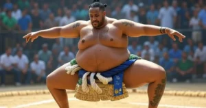 ilustracao de neymar como se fosse lutador de sumo por zoarei.com.br